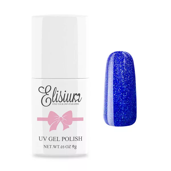 Elisium, lakier hybrydowy 183 Glitter Prosecco, 9g