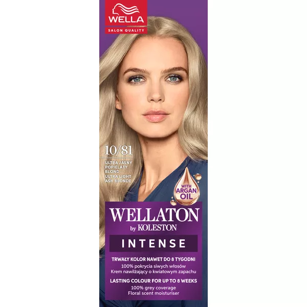 Wella Wellaton by Koleston, farba do włosów, Ultra Jasny Popielaty Blond, 10/81, 100ml