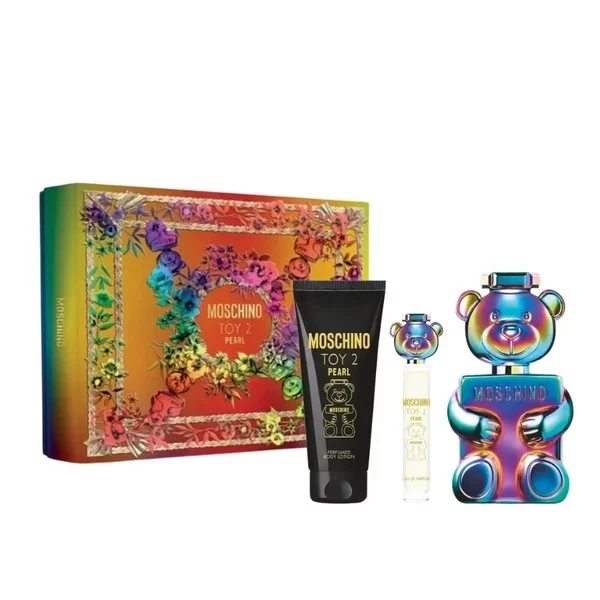 Moschino Toy 2 Pearl zestaw woda perfumowana spray 100ml + balsam do ciała 100ml + miniatura wody perfumowanej spray 10ml (U)