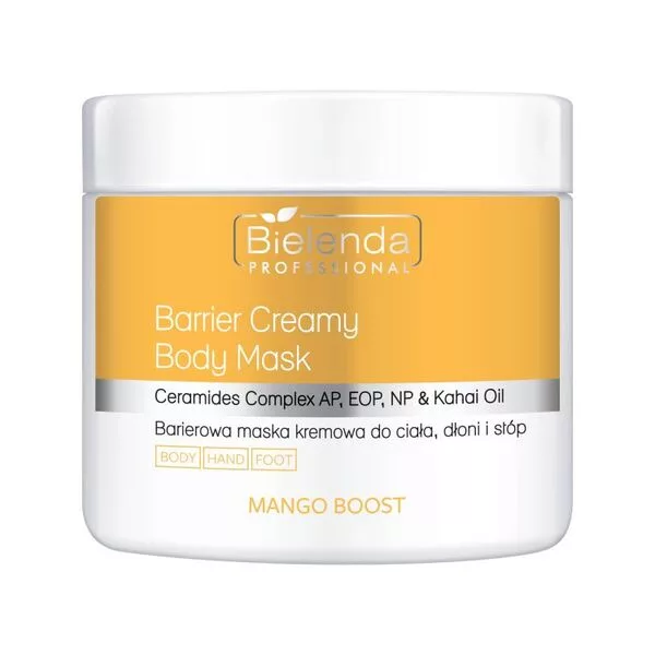 Bielenda Professional Is Mango Boost, barierowa maska kremowa do ciała, dłoni i stóp, 600g
