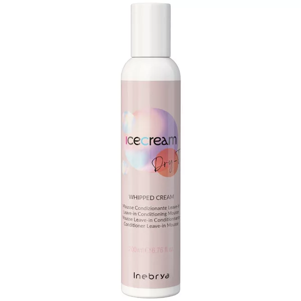 Inebrya Ice Cream Dry-T, odżywiająca pianka bez spłukiwania, 200ml