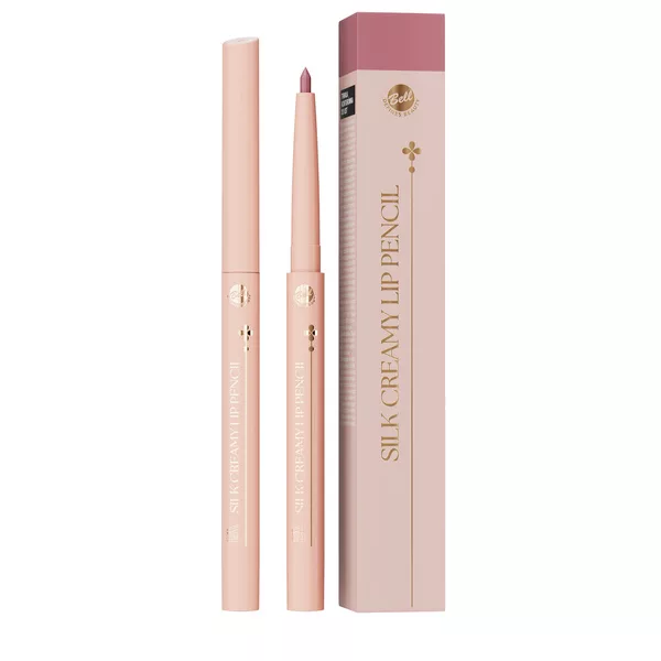 Bell Silk Creamy Lip Pencil, trwała konturówka do ust, 02 Dusty rose, 0,27g