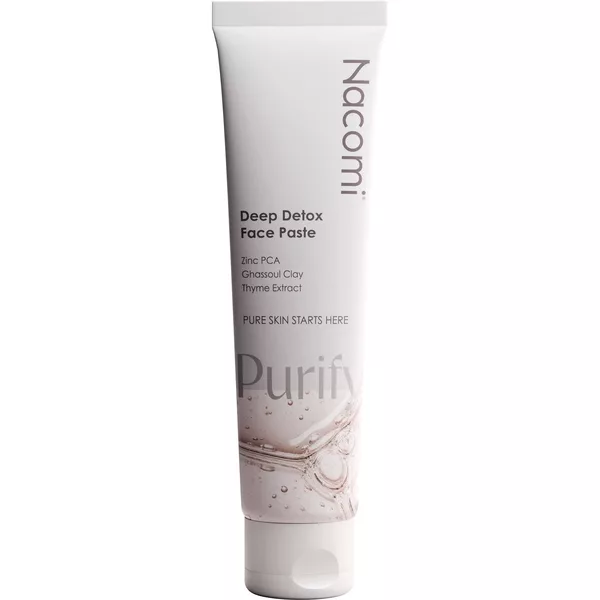 Nacomi Deep Detox, pasta do mycia twarzy dla skóry tłustej i mieszanej, 100ml