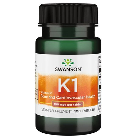 Swanson, Witamina K1, 100mcg, 100tabl, ref.SW994
