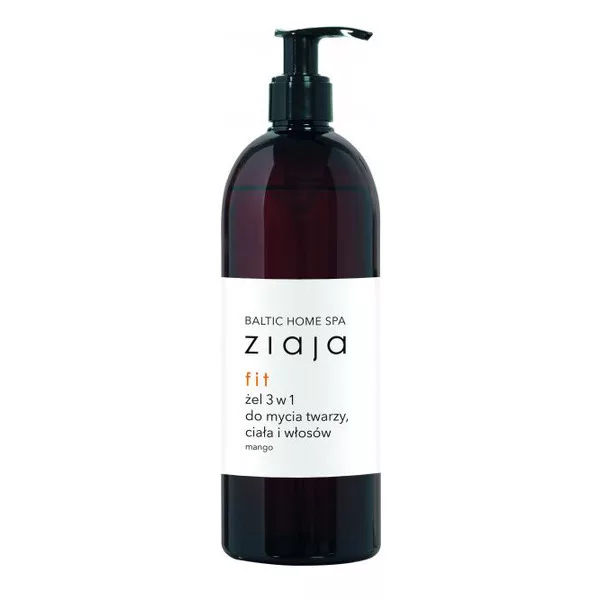 Ziaja Baltic Home Spa Fit, żel do twarzy, ciała i włosów 3w1, 500ml