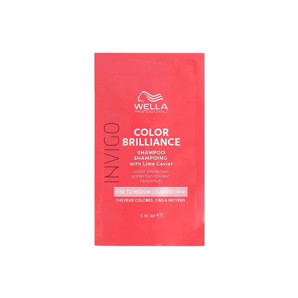 Wella INVIGO Color Brilliance, szampon do włosów cienkich i normalnych, 15ml