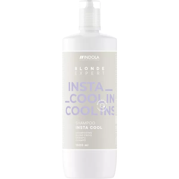 Indola Blonde Expert Insta Cool, szampon do chłodnych odcieni blond, 1000ml