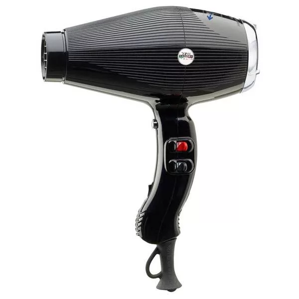 Gamma Piu Aria Dual Ionic, suszarka do włosów, czarna, 2200W