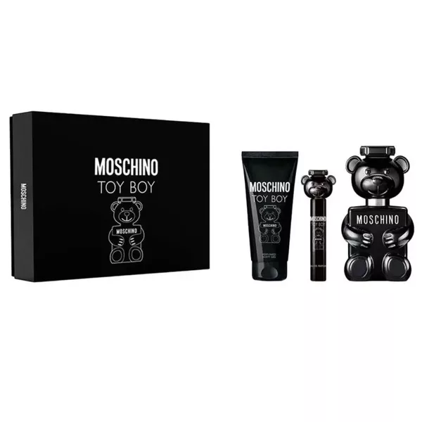 Moschino Toy Boy zestaw dla mężczyzn woda perfumowana 100ml + żel do ciała 100ml + miniatura EDP 10ml