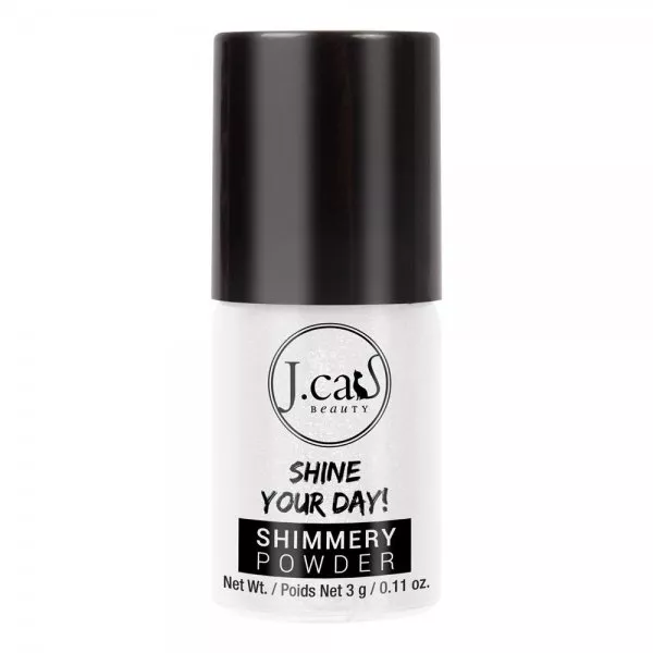 J.Cat Beauty Shine your day! Shimmery powder, sypki pigment, Snoe White, 4g