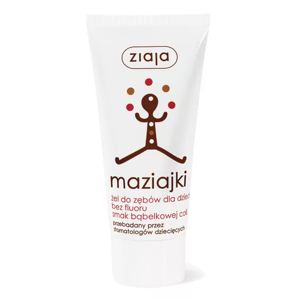 Ziaja Maziajki, żel do zębów dla dzieci cola, 50ml