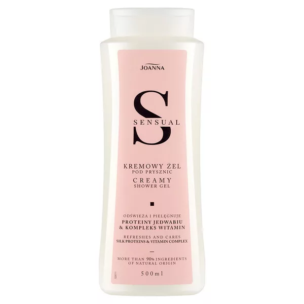 Joanna Sensual Kremowy żel pod prysznic proteiny jedwabiu 500 ml