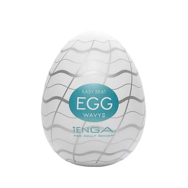 Tenga Easy Beat Egg Wavy II jednorazowy masturbator w kształcie jajka