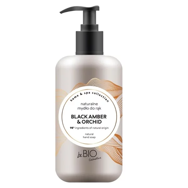 BeBio Ewa Chodakowska Home & Spa Collection naturalne mydło do rąk w płynie Black Amber & Orchid 300ml