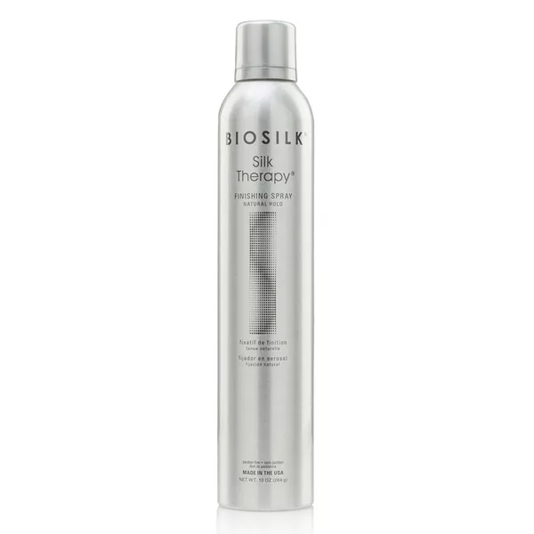 Biosilk Silk Therapy Finishing Spray Natural, lakier do włosów z jedwabiem, 284g