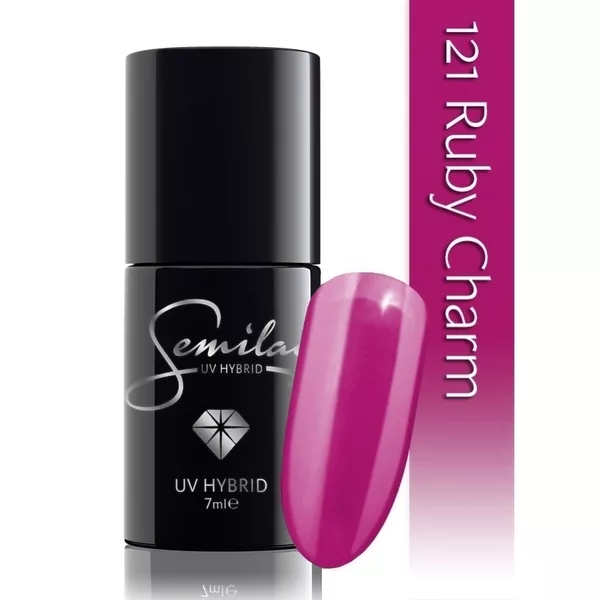 Semilac lakier hybrydowy 121 Ruby Charm, 7ml