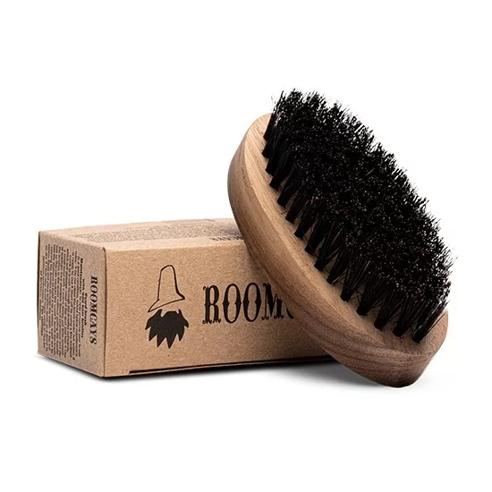 Roomcays Kartacz do brody z włosia dzika