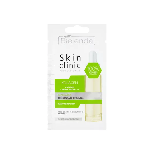 Bielenda Skin Clinic Professional, kolagen, maseczka maseczka regenerująco-odżywcza, 8g