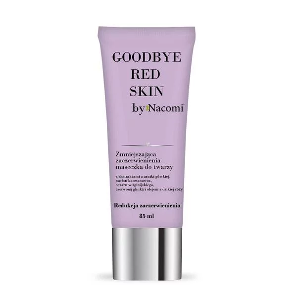 Nacomi, maseczka zmniejszająca zaczerwienienia- Goodbye Red Skin by Nacom, 85ml