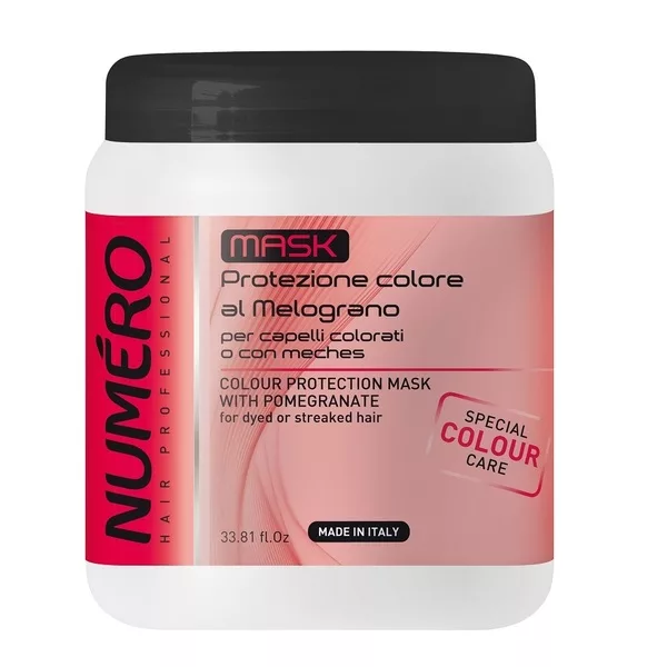Numero Colour Protection Mask With Pomegranate chroniąca kolor maska do włosów z owocem granatu 1000ml