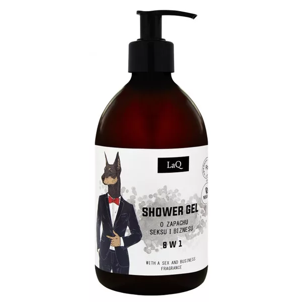LaQ Doberman, żel pod prysznic 8w1, 500ml