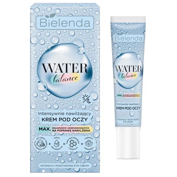 Bielenda Water Balance Intensywnie Nawilżający Krem Pod Oczy, 15ml