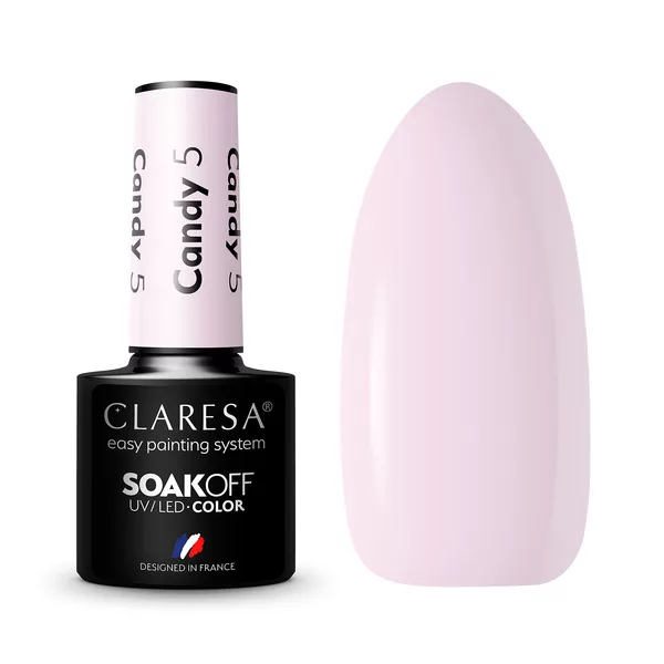 Claresa, Lakier hybrydowy, CANDY 5, 5g