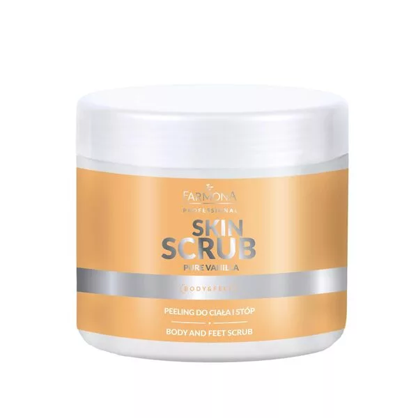 Farmona Professional Skin Scrub, Peeling do ciała i stóp, PURE VANILLA, 500g
