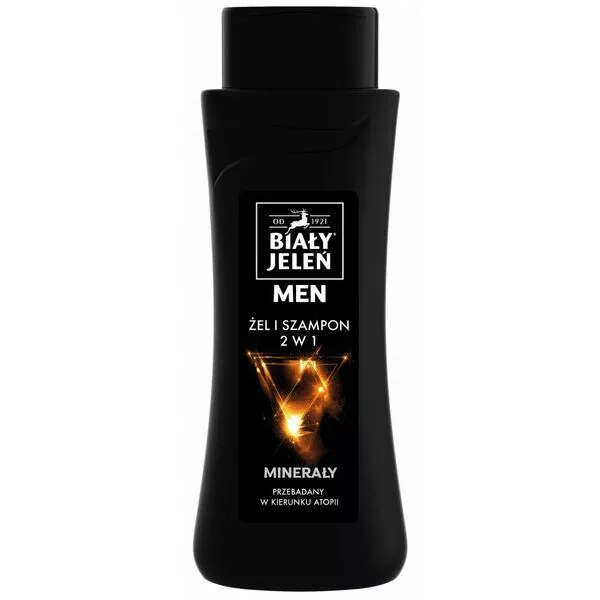 Biały Jeleń For Men hipoalergiczny żel & szampon 2w1 z minerałami 300ml