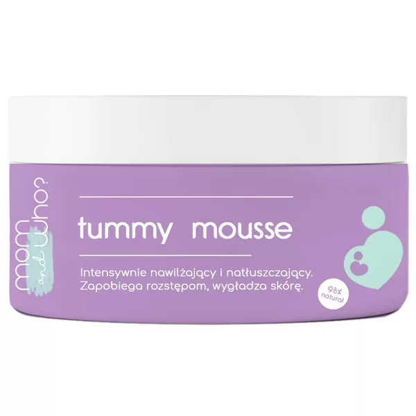 Mom and Who, mus nawilżający i łagodzący do skóry brzucha, 100ml