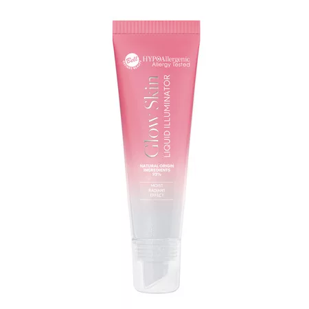 Bell HYPOAllergenic Glow Skin Liquid Illuminator, rozświetlacz w płynie, 001, 11,5g