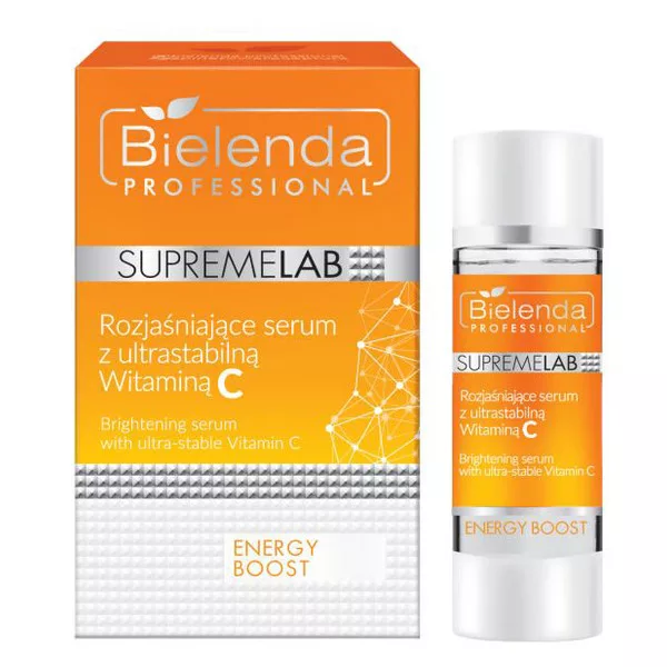 Bielenda Professional Supremelab, Energy Boost, rozjaśniające serum ze stabilną Witaminą C, 15ml