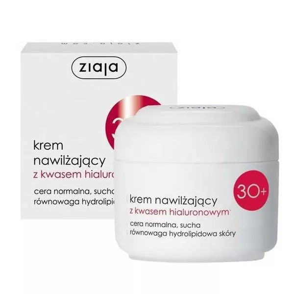Ziaja, krem nawilżający z kwasem hialuronowym, 50ml