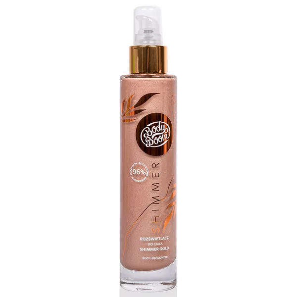 BodyBoom, rozświetlacz do ciała Shimmer Gold, 100ml