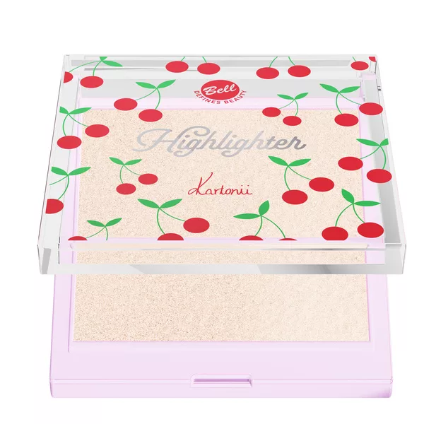 Bell x Kartonii, rozświetlacz do twarzy, face highlighter, 001, 4,6g