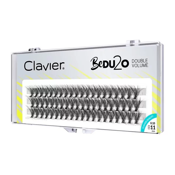 Clavier BeDU2O Double Volume kępki rzęs 11mm