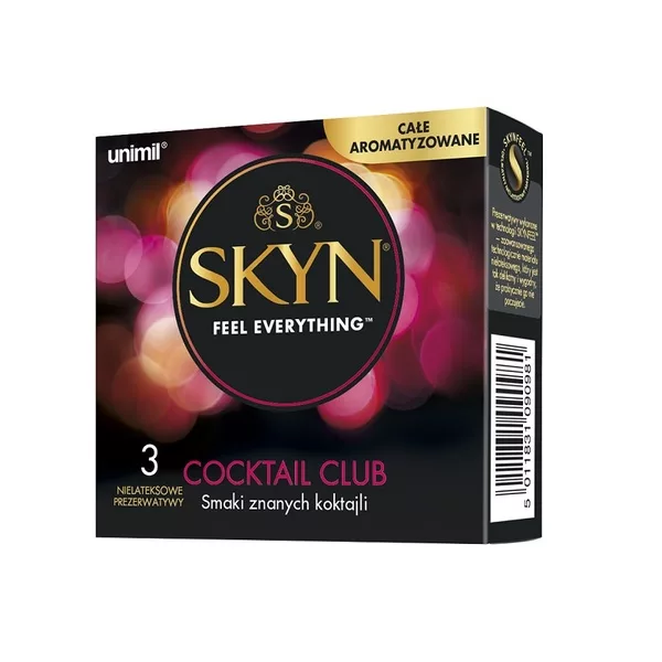 Unimil Skyn Cocktail Club nielateksowe prezerwatywy 3szt