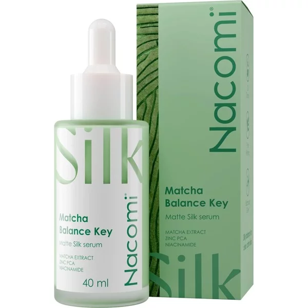 Nacomi Hydra Obssesion Matcha Balance Key, serum regulujące sebum z matchą, 40ml