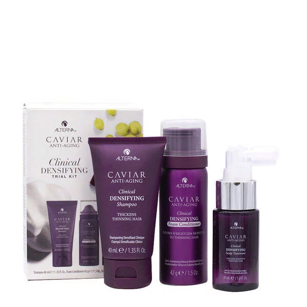 Alterna Caviar Clinical Densify, zestaw podróżny do pielęgnacji suchych włosów, 40ml, 42g, 30ml