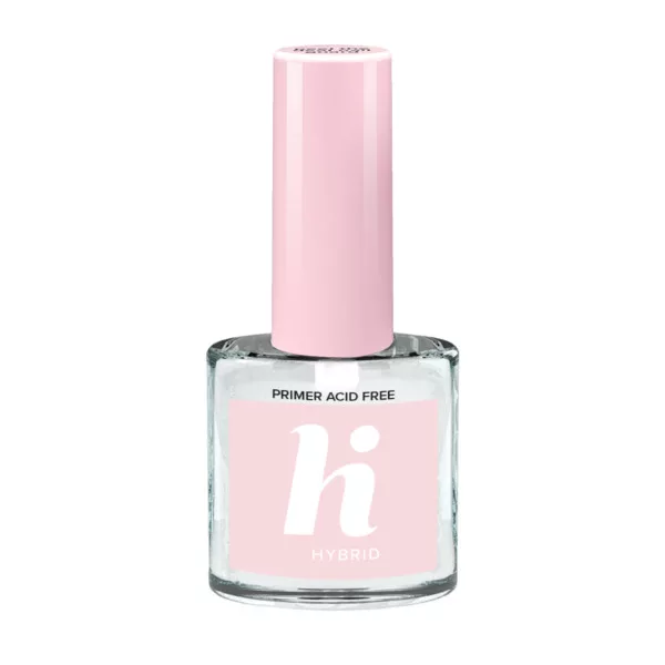 hi hybrid, primer bezkwasowy poprawiający przyczepność bazy do paznokci, 5ml