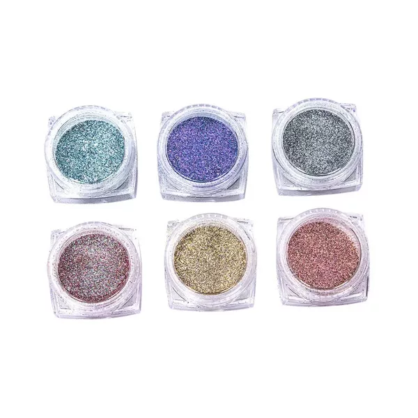 Peggy Sage, zestaw brokatu, Christmas sparkle, 6szt., ref.148822
