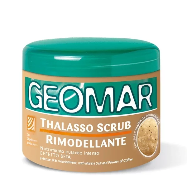 Geomar Thalasso Scrub, kawowy remodelujący peeling do ciała, 600g
