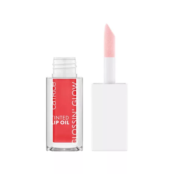 Catrice Glossin' Glow Tinted, olejek do ust, 020 Drama Mama, 4ml