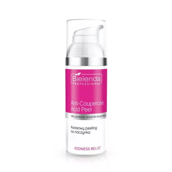 Bielenda Professional Redness Relief, kwasowy peeling na naczynka do twarzy, 50ml