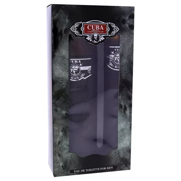Cuba Original Cuba Black zestaw woda toaletowa spray 100ml + woda toaletowa spray 35ml (M)