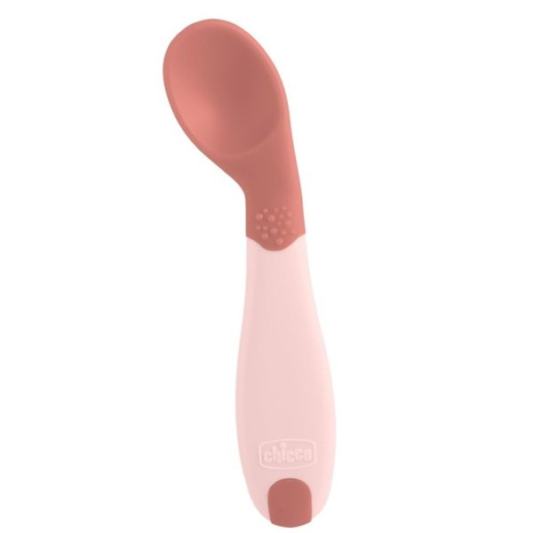 Chicco Baby\'s First Spoon pierwsza łyżeczka 8m+ Brzoskwiniowa