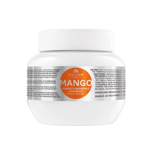 Kallos KJMN Mango wzmacniająca maska do włosów z olejkiem z mango 275ml
