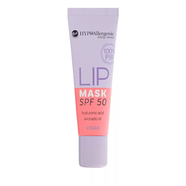 Bell HYPOAllergenic, hypoalergiczna maska do ust z SPF 50, 01, 10g