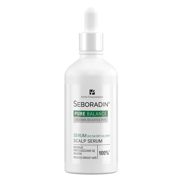 Seboradin Pure Balance, serum do skóry głowy skłonnej do przetłuszczania się, 100ml