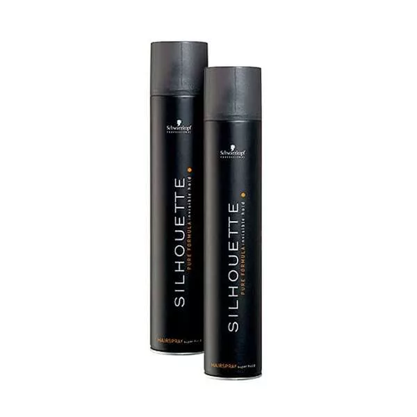 Schwarzkopf Silhouette, bardzo mocno utrwalający lakier do włosów, dwupak, 2x500ml